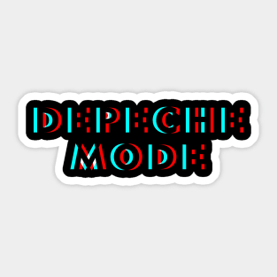 Depeche Mode - Horizon Glitch Sticker